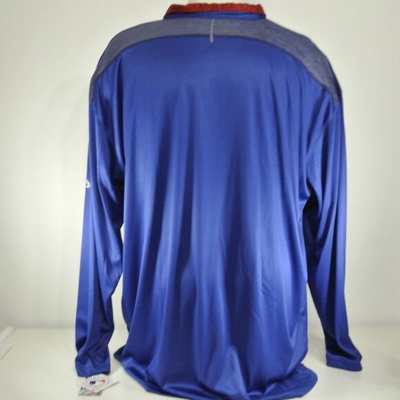 TORONTO BLUE JAYS Long Sleeved Polo Shirt Majestic Size 3XLT Big & Tall NWT - Picture 6 of 7